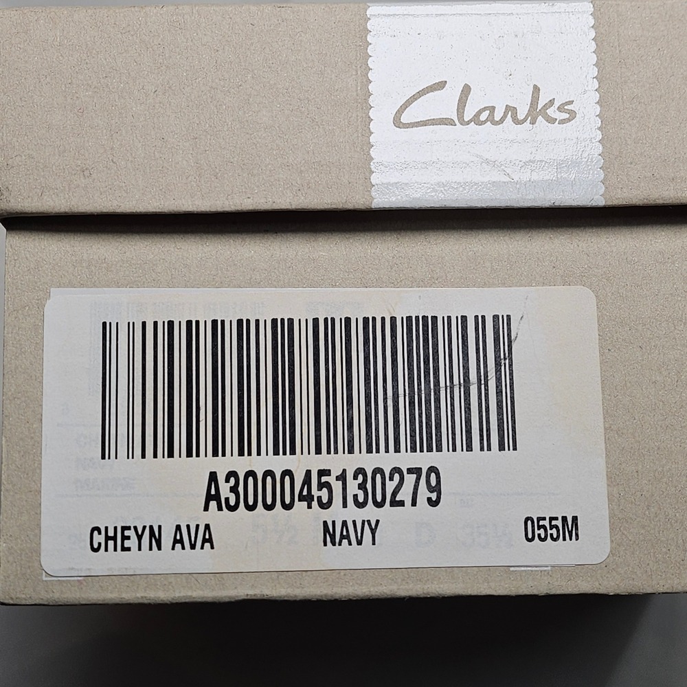 Clarks Collection Navy Blue Leather Lace Up Oxford Shoes Women Size 5.5 US - Picture 11 of 11